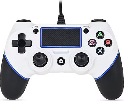 Kontorland - PS4 Ve PC Uyumlu Titreşimli Kablolu Oyun Kolu GamePad