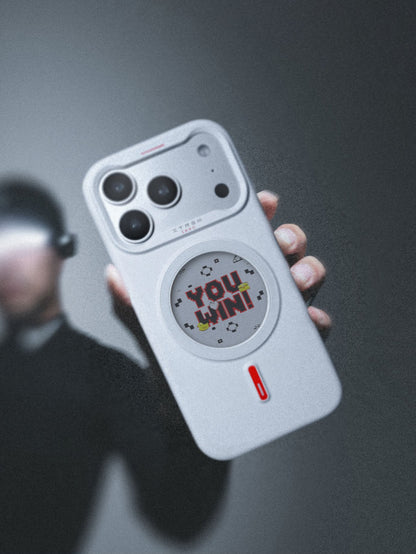 XTREM İphone 17 PRO MagSafe E-Ink Ekranlı Akıllı Telefon Kılıfı - Beyaz