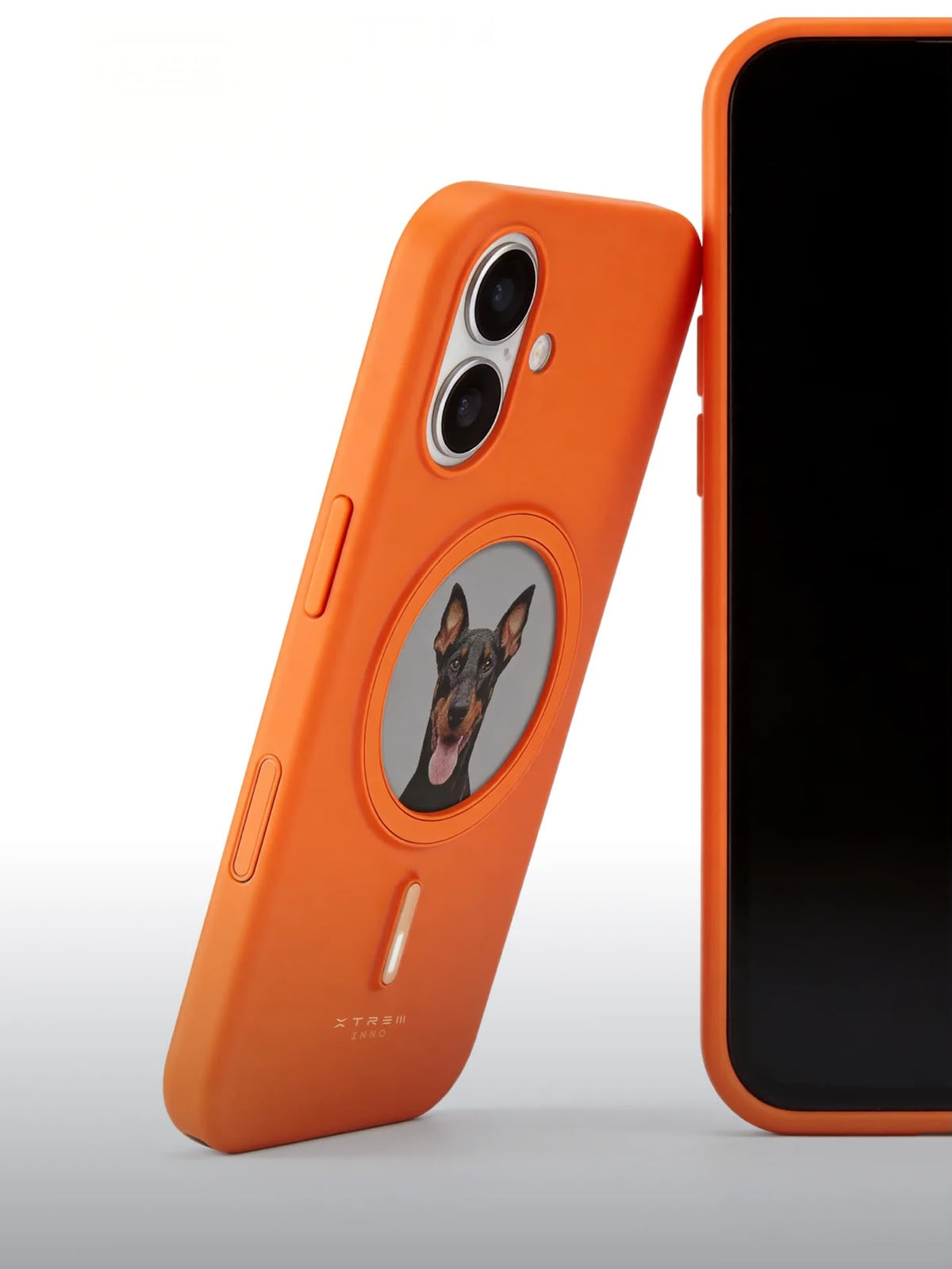 XTREM İphone 17 MagSafe E-Ink Ekranlı Akıllı Telefon Kılıfı - Turuncu